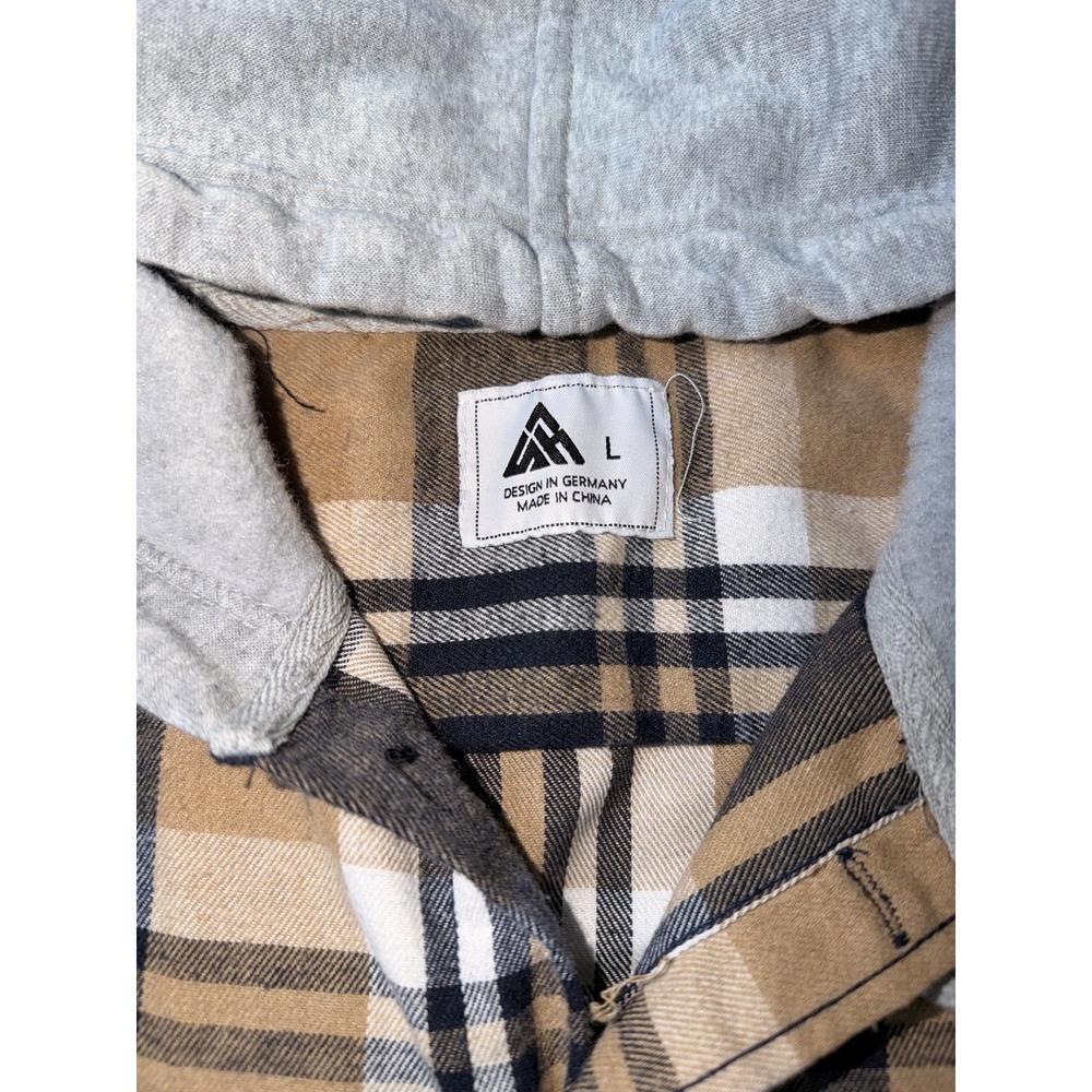 Plaid shirt men size L - Picture 2 of 7